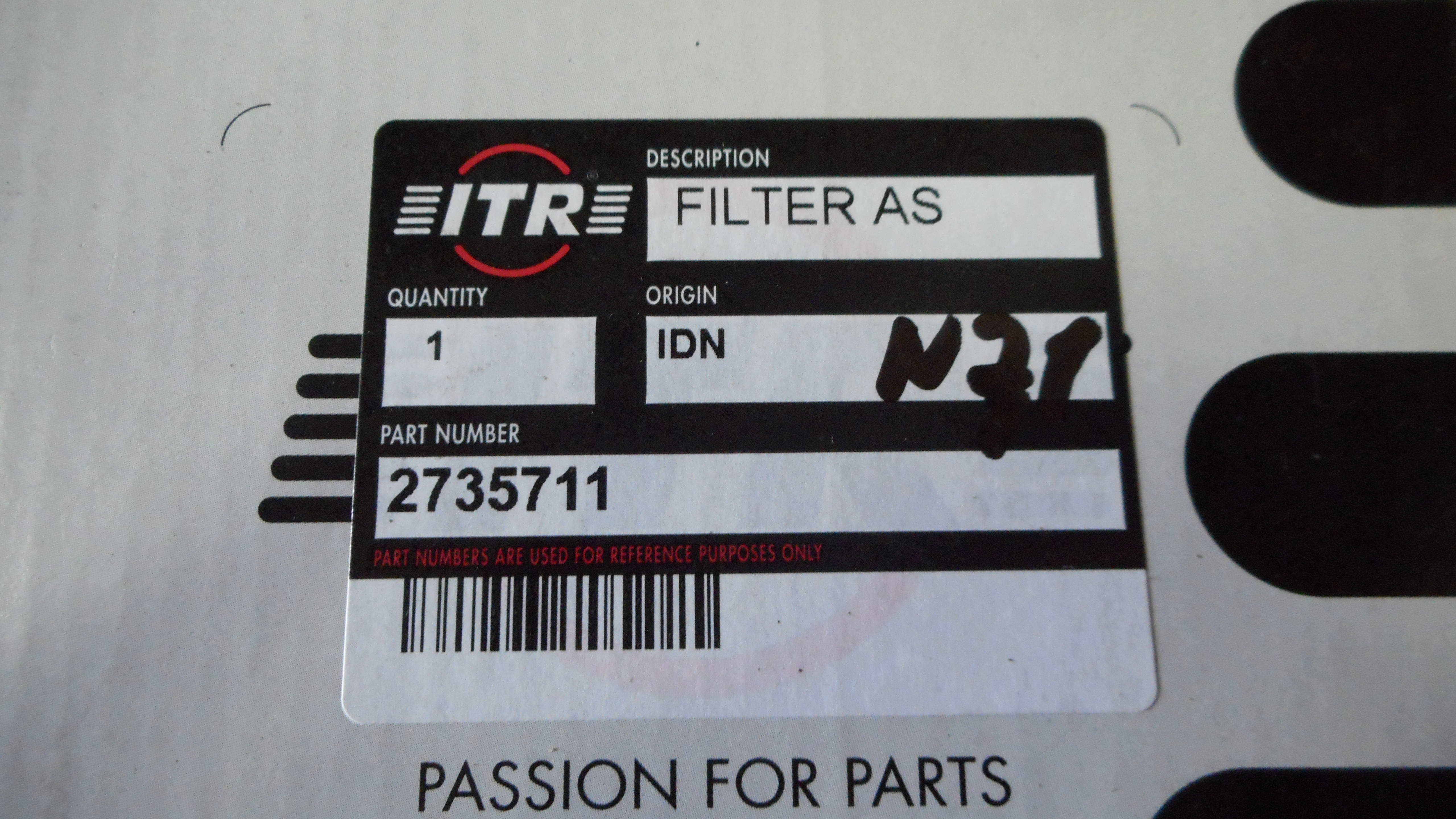 Air filter ITR 273-5711