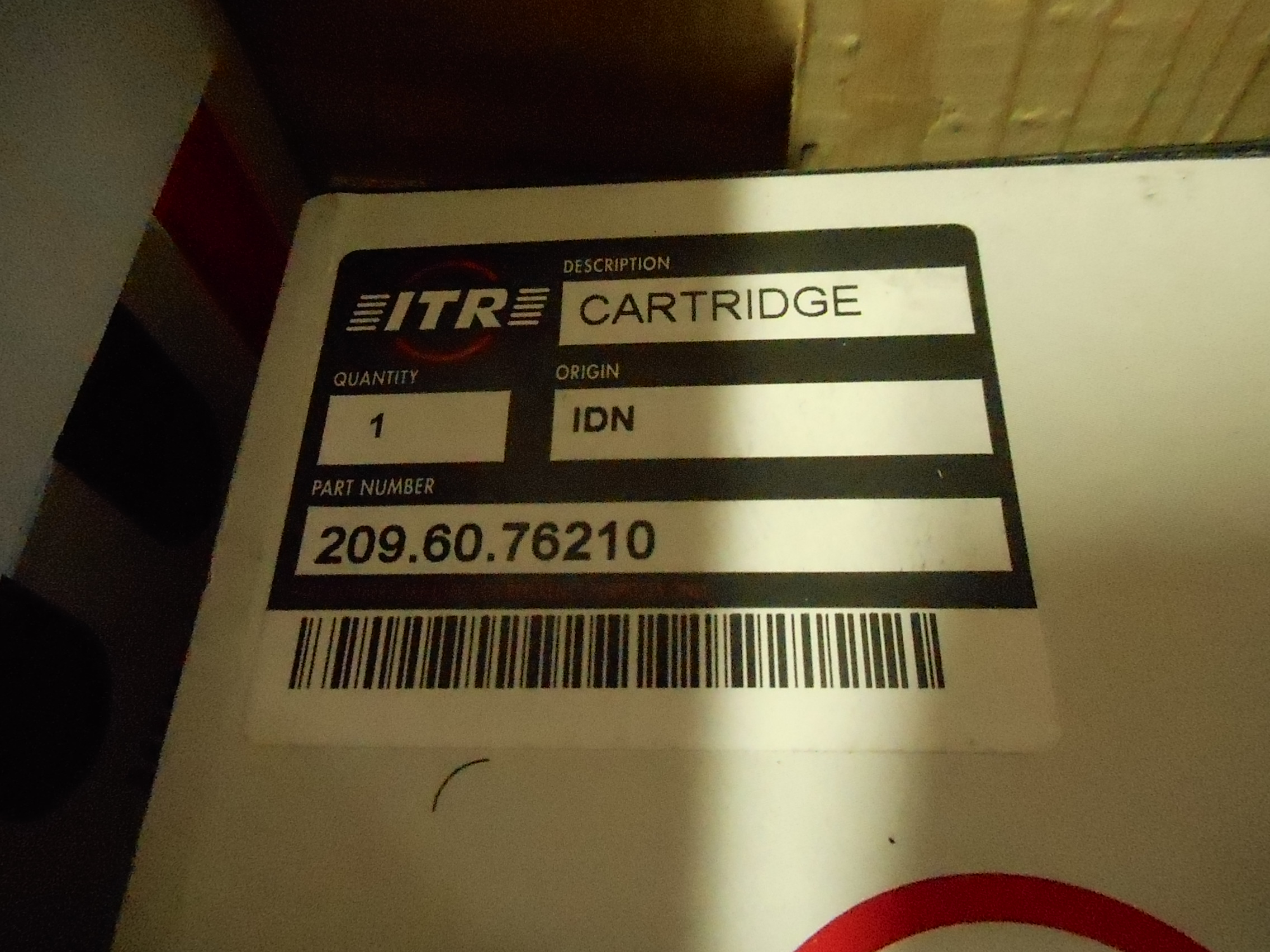 Фильтр гидравлики ITR 209-60-76210