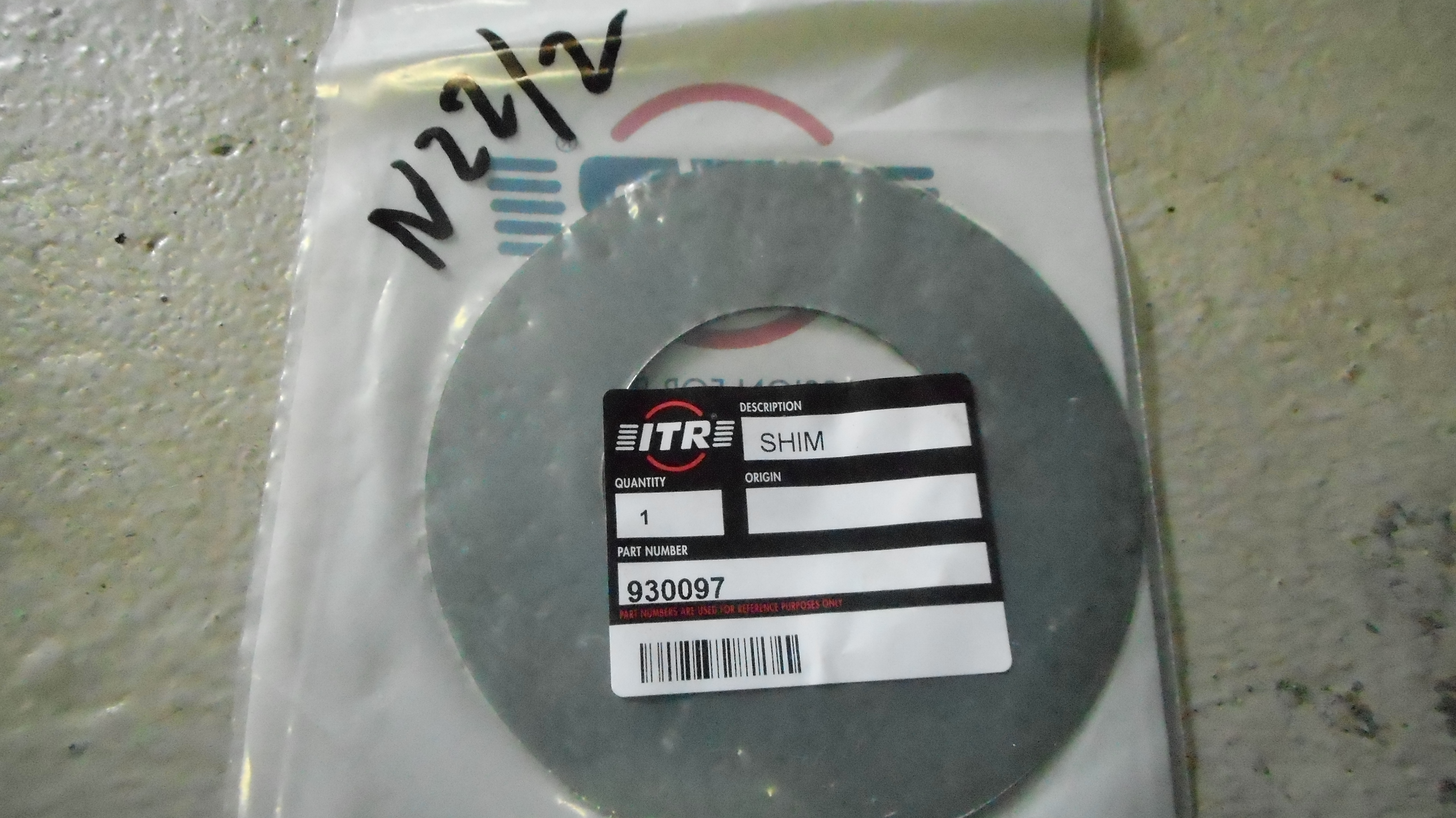 Washer ITR 093-0097